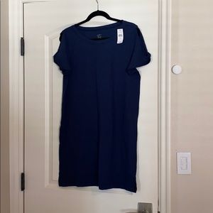 Navy blue T-shirt dress - Loft